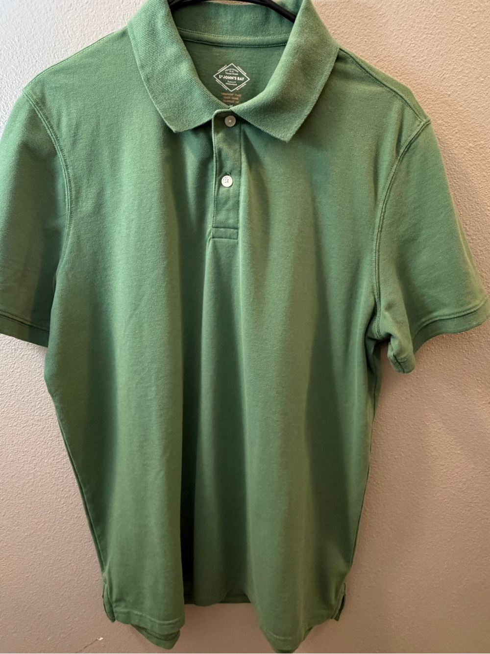 St. John's Bay Green Men's Polo Shirt